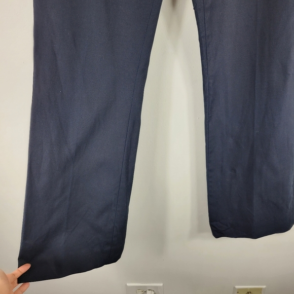 MAG Magaschoni Faux Belted Mid Rise Flare Trouser Pants - Picture 4 of 10